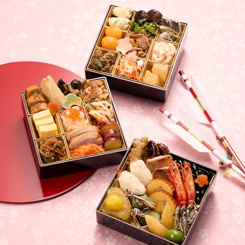 mita 盛り付け済み おせち 冷凍 2026 日本橋OIKAWA 監修 春望三段重 和風 38品 2 〜3人前 おせち料理 笈川 12/30お届け