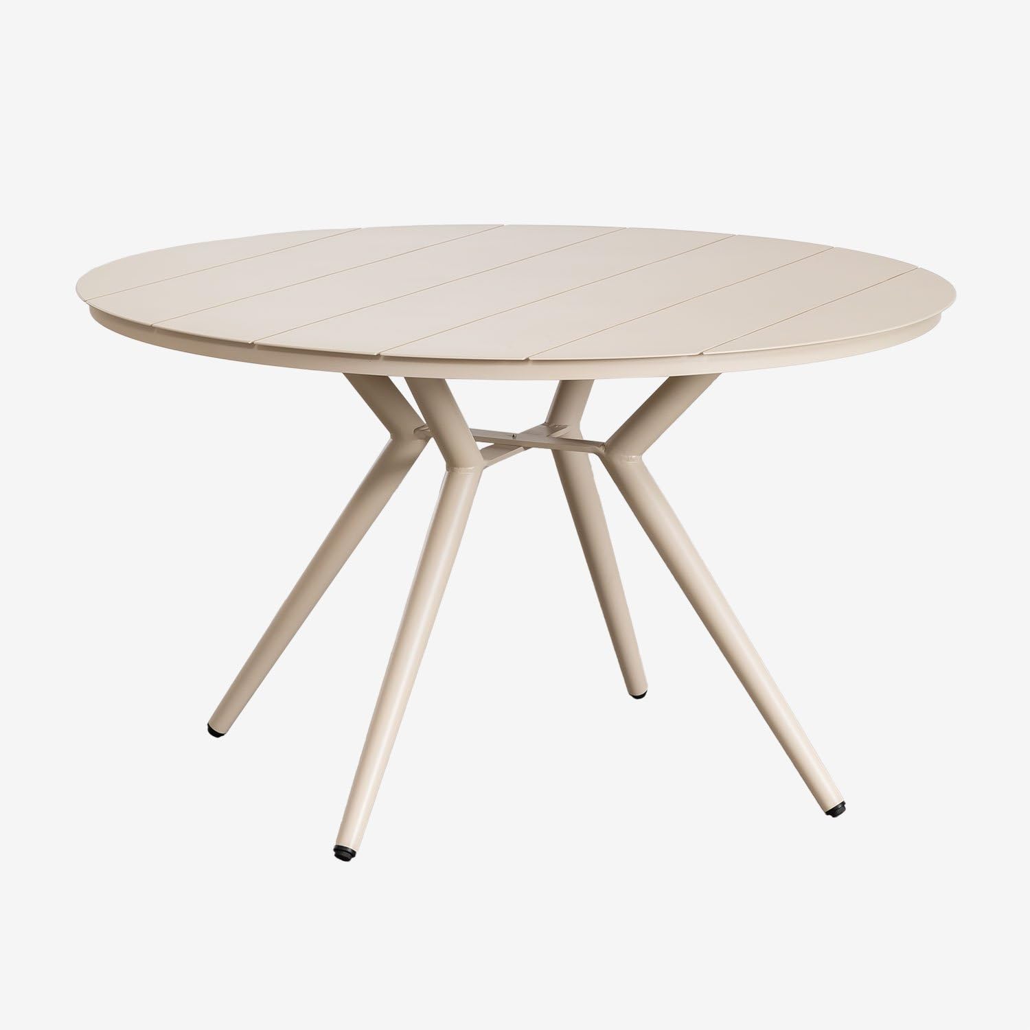 Table de salle à manger ronde Valerie SKLUM en aluminium Ø125 cm