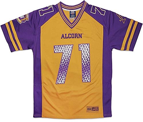 Big Boy Alcorn State S10 Mens Football Jersey [Purple - L] - ID#1224