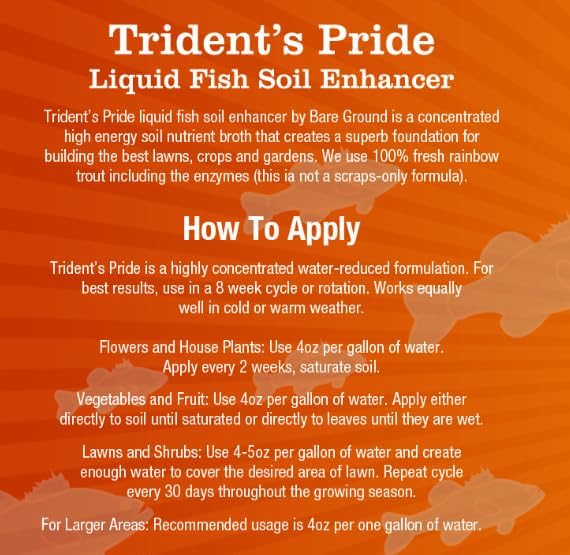 Fertilizante Líquido Orgánico para Hidroponía 64 oz (2 Cuartos) - Trident's Pride miniatura 5