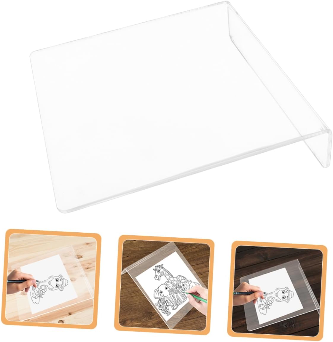 Veemoon Acrylic Painting Board Easel Slanted Desktop Drawing Pad Protective Pad for Artists Home