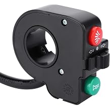 Switch, Scooter Switch 3 in 1 Light Horn Turn Switch Signal Button Set for Mountain E Scooter