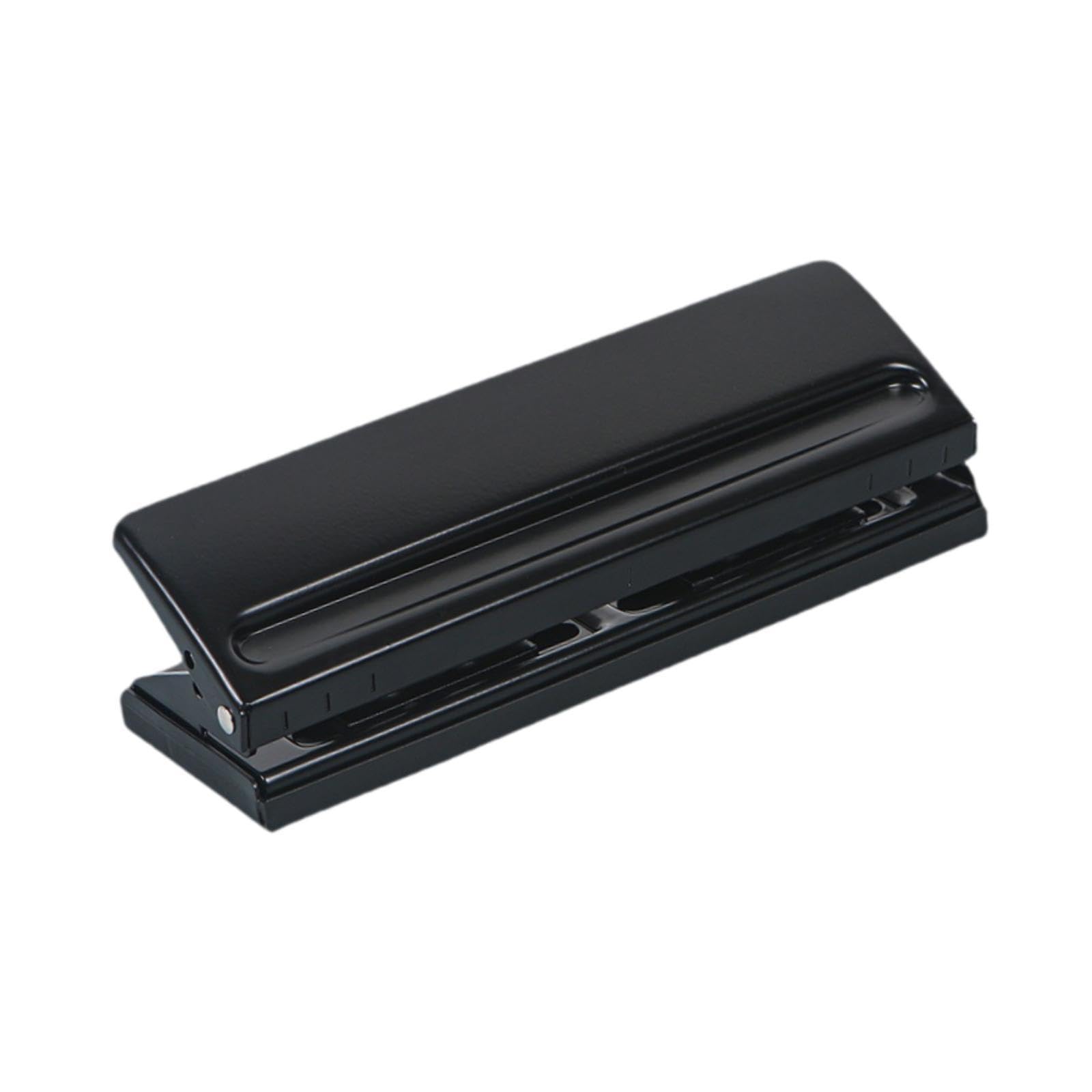 Perforatrice a 6 fori, distanza regolabile, facile da usare, portatile, comoda, for carta, for la scuola, la scuola, la casa