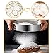 2 Pack Flour Sifter,Stainless Steel Fine Mesh Strainers Flour Sieve,60 Mesh Round Sifter for Baking Cake Bread (6-Inch and 8-Inch)