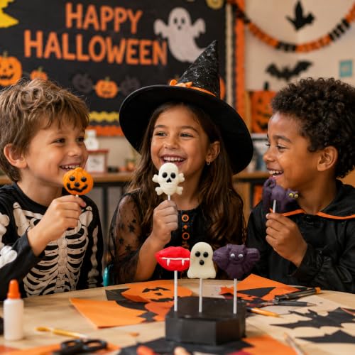 Fruidles 12-Count Halloween Lollipop Suckers Candy, Spooky Candies, Great for Halloween Goody Bag Fillers, for Trick or Treating Individually Wrapped 20-Gram Pops (12-Pack) - image 6