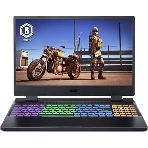 Nitro 5 Gaming Laptop | 15,6" FHD 144Hz | Intel 12-core i5-12500H >i7-11850H | 16GB DDR5 1TB + 1TB SSD | GeForce RTX 4050 6GB Graphic | RGB Backlit Thunderbolt Win11 Nero + Scheda MicroSD da 32 - Notebook - Immagine 1
