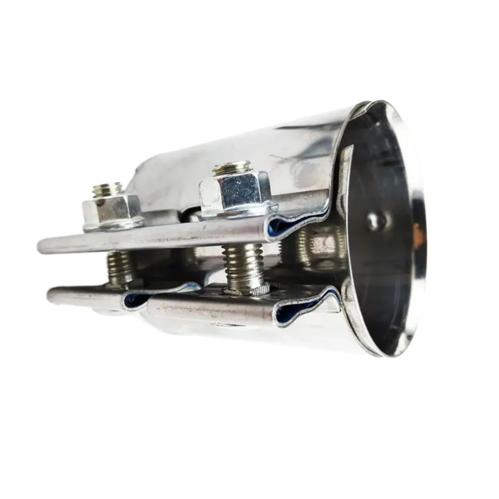 Kit de Conectores, adaptadores y Abrazaderas para Tubos de Escape de Acero Inoxidable de 1,5 a 3,35 Pulgadas para Tubos de Escape de automóviles.