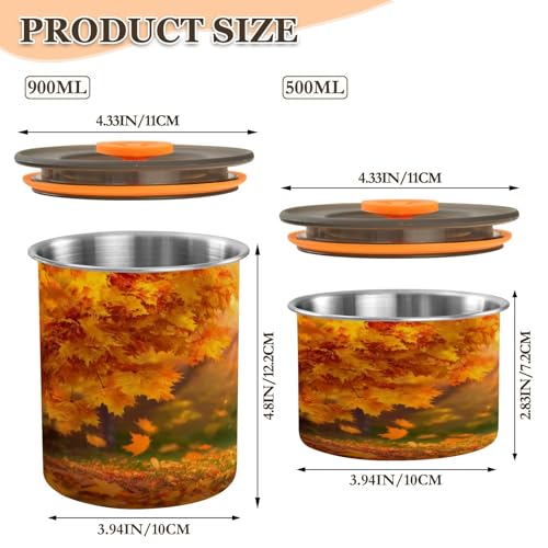 Envase para café de acero inoxidable 17oz con tapa hermética miniatura 2