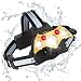 LED Headlamp High Power 5 Modes SuperBright Bat-shaped Waterproof Headlights Adjustable Rechargeable Batteries forCamping Hiking Fishing Running Cycling,USB Head Torch Hand Tools 8000 Lumen
