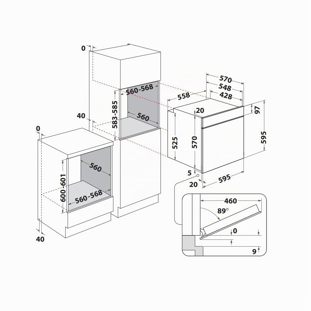 Four Intégrable Multifonction 71l 60cm Catalyse Inox - OMR58CU1SX