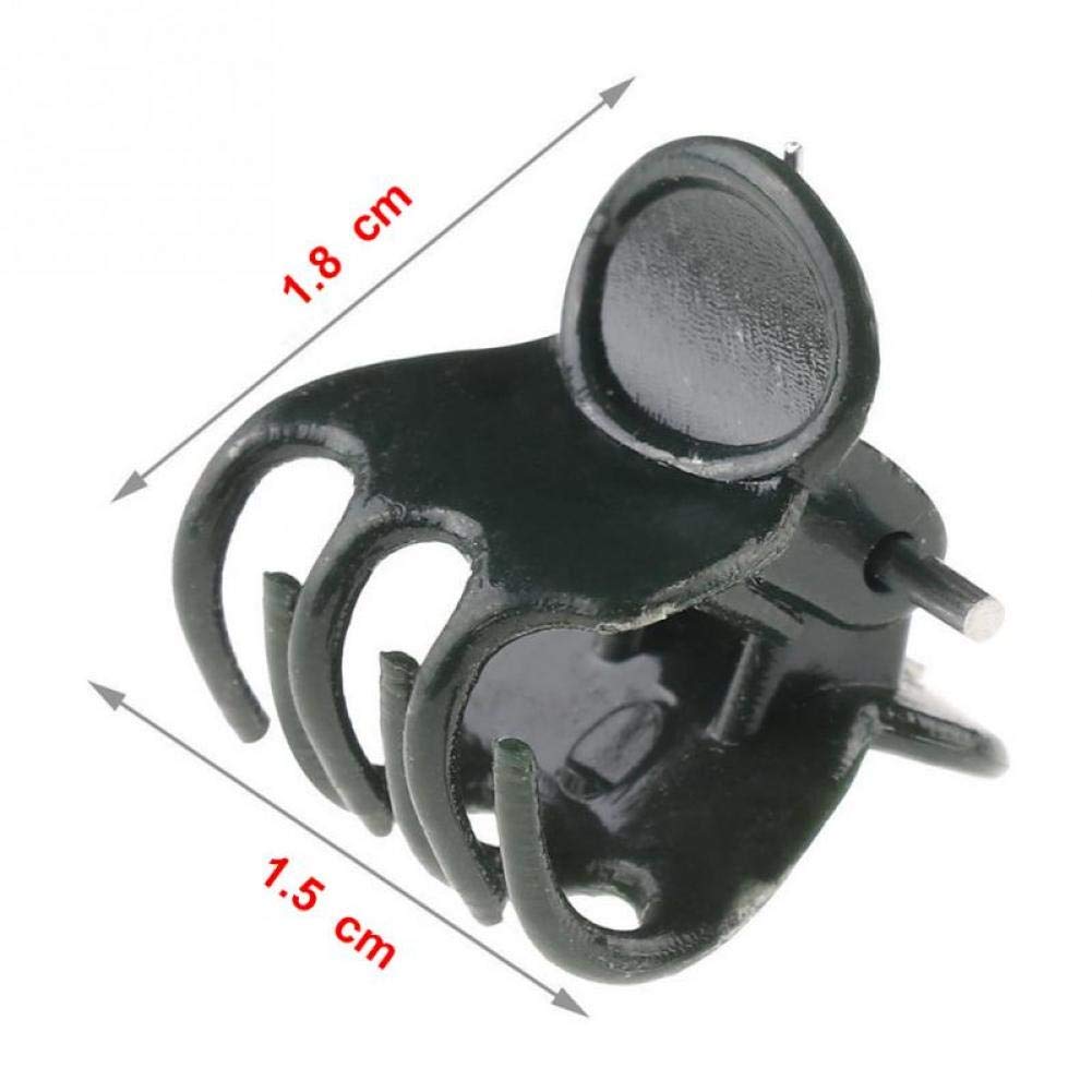 100 Stück Orchideen-Clips - Garten-Clips Für Blumen, Reben & Stängel, Dunkelgrün