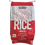 Kirkland Signature Enriched White Rice, Long Grain, 25 Pounds