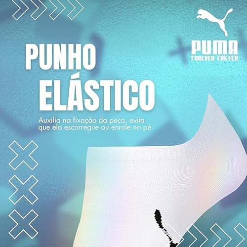 Kit 09 Pares de Meias Infantil Sapatilha Puma | KIT - A | 29-34