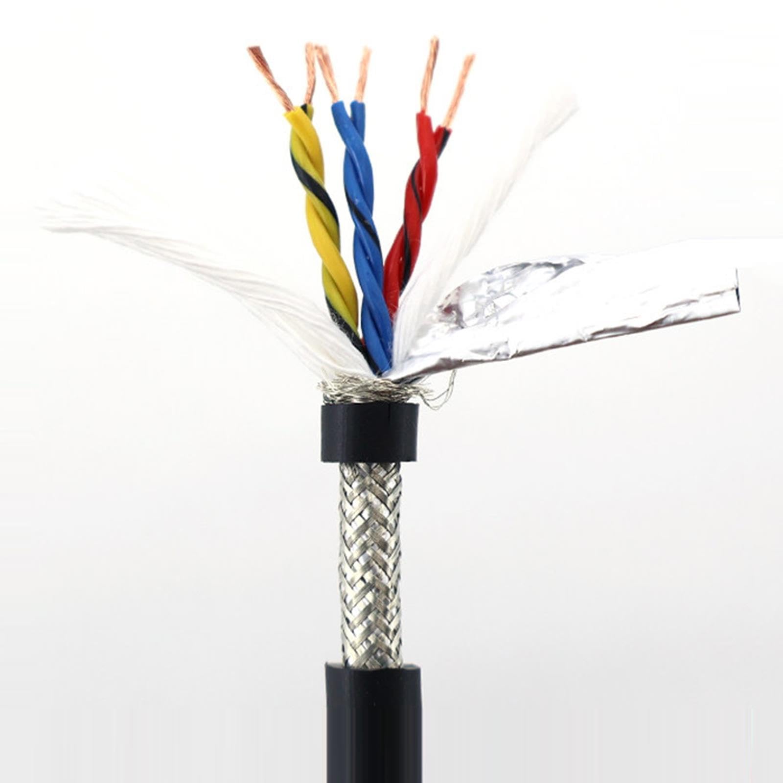 Cable Blindado 6 Conductores 0,2-1,5 Mm², Cobre Flexible Trenzado