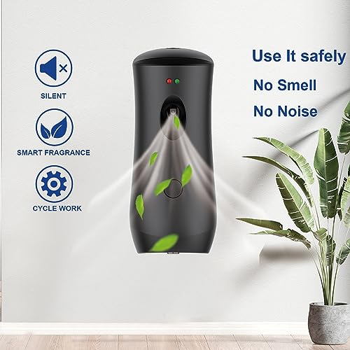 DZUEKOMI Automatic Air Freshener Spray Dispenser (2-Pack), Free Standing or Wall Mounted Adjustable Aromatherapy Machines for Home, Indoor, Bathrooms, Offices, Hotels and Commercial Places (B-01) - Image 6