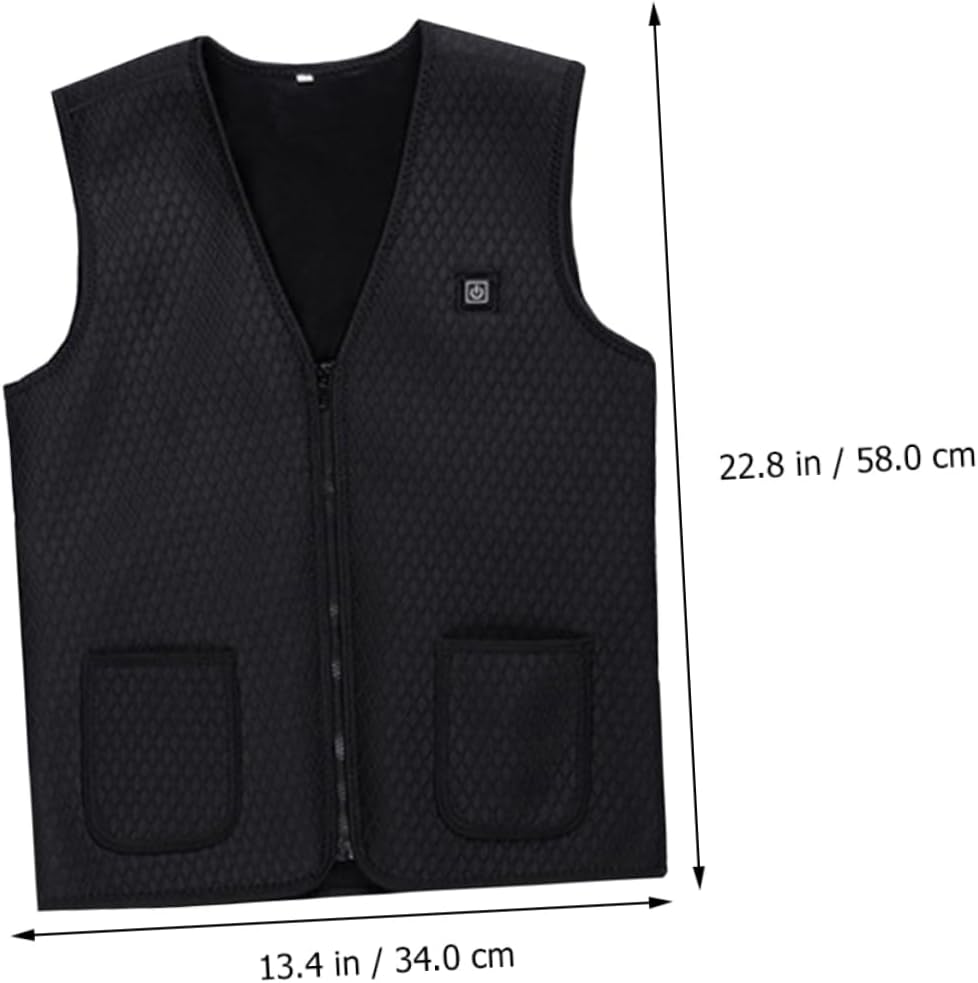 Electric Heated Vest for Men and Women Adjustable Thermal Jacket Advanced Heating System Unisex for Winter Activities Comfortable Warm