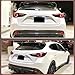 MCARCAR KIT Trunk Spoiler Compatible with Mazda 3 Axela Hatchback 4-Door 2014-2019 Fiberglass Gloss Black Rear Roof Window Top Wing Lip Factory Outlet