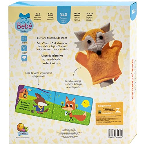 Livrinho fantoche de banho: Sofia, a Cantora