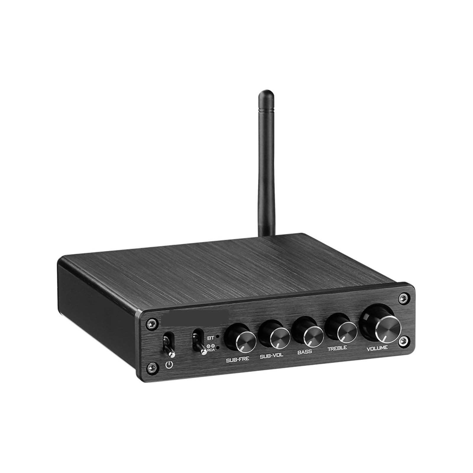 Amplificador de audio, Amplificador de subwoofer Bluetooth HiFi 2.1 Amplificadores potencia digitales 50Wx2 + 100W sonido Para bricolaje en casa