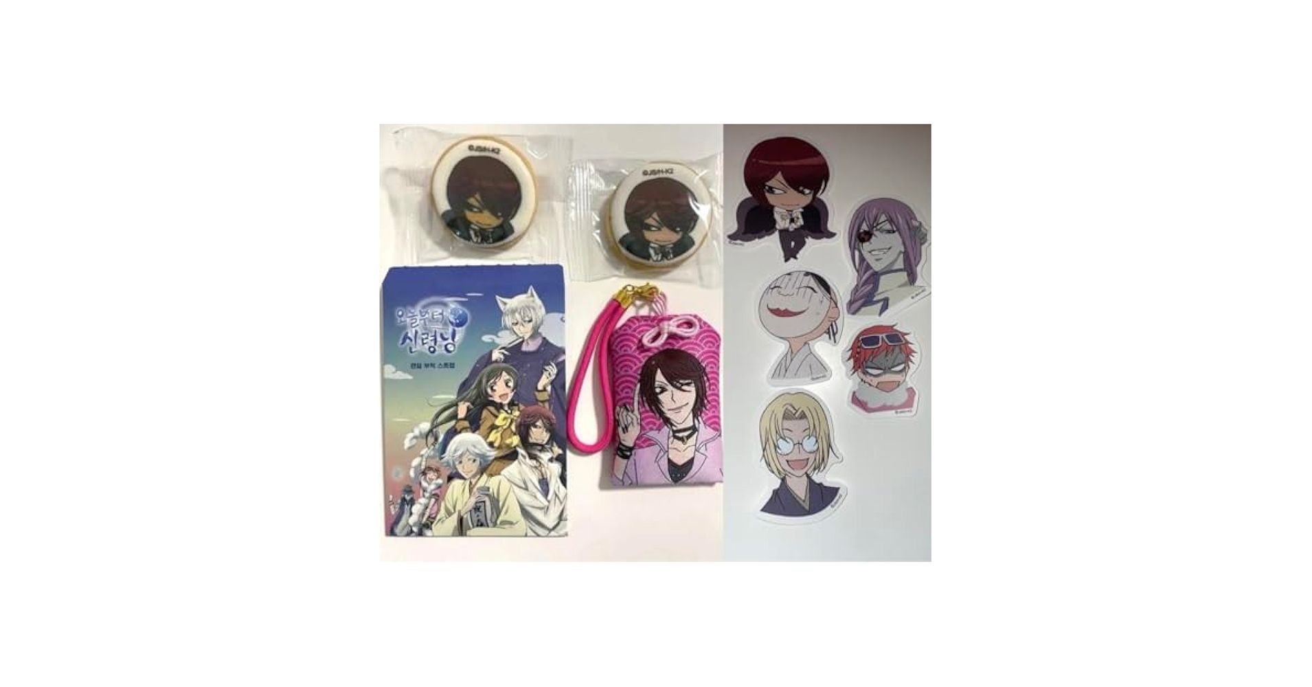 神様はじめました　巴衛　奈々生　ホログラム　缶バッジ　韓国限定 神様はじめました OPA 限定 グリッター缶バッジ コンプリート 巴