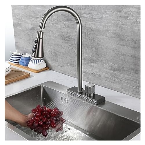 Grifo de cocina giratorio para evitar salpicaduras con mezclador monomando 2