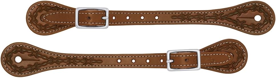 Weaver Leather Barbed Wire Thin Spur Straps