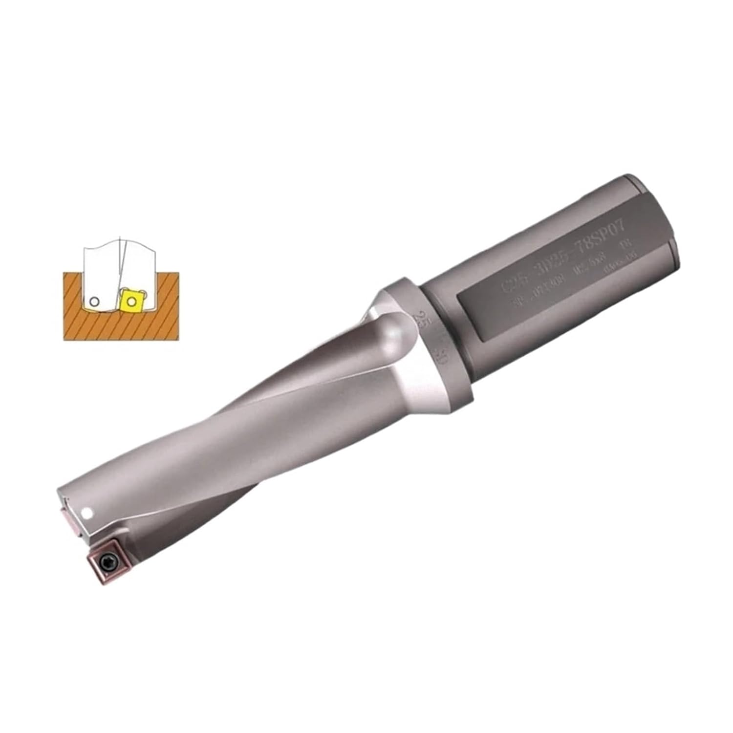 Indexable Drill Bit 1pcs U Drill 2D 3D 4D SP Series Inserts 13mm-40mm Indexable Drilling Bit C20 C25 C32 C40(C32-D32.5-SP09,SP-2D)