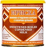 Family Zlota Trading, Sweetened Caramelized Condensed Milk, Varyonaya Sgushenka with Sugar, Produced in Ukraine, 370g/13.05oz