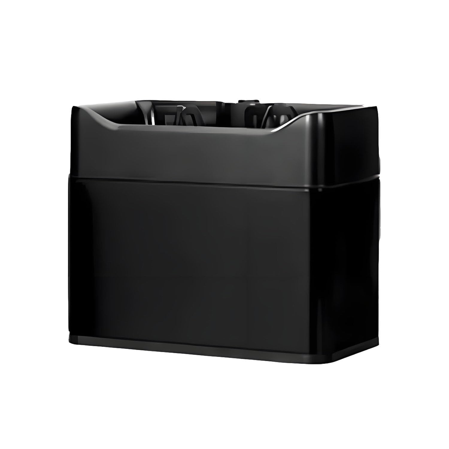Pulitore Elettrico per portafiltro, pulitore Automatico per portafiltro, con 2 raschietti progettati per Adattarsi ai portafiltri da 58 mm per Tazze Singole e Doppie da 58 mm per Bar Black