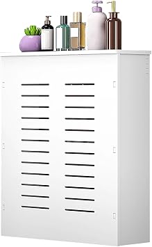 White Radiator Cover Modern Style Cover Cabinet Wall Cabinet Hide Cluttered Pipes Radiator Easy Assembly50x70x15cm/20x27.5x6