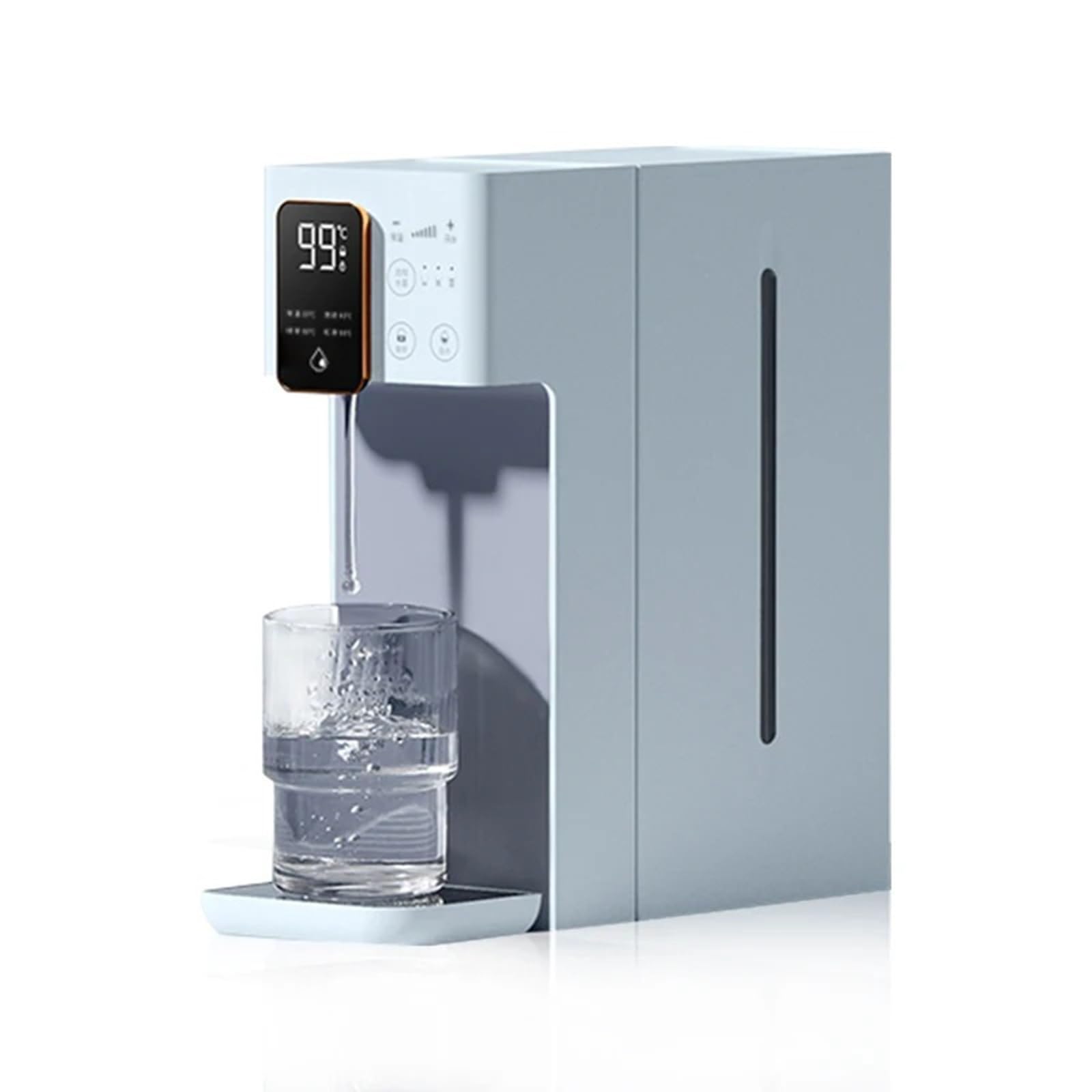 Water dispenser 3s Instant Heating Water Dispenser Electric Pump 2000W Fast Heat Dispensador Bottle 3L Smart Kettle(Blue)