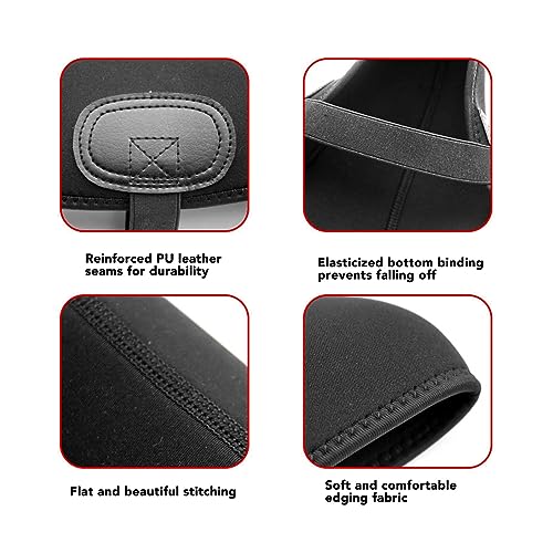 1 Par de Cubiertas para Botas de Esquí, Protección Resistente al Viento y Calor, Fácil de Colocar y Reutilizables, Cubiertas de Neopreno para Botas de Esquí, Protege contra Suciedad y Nieve, para Esquiadores miniatura 3