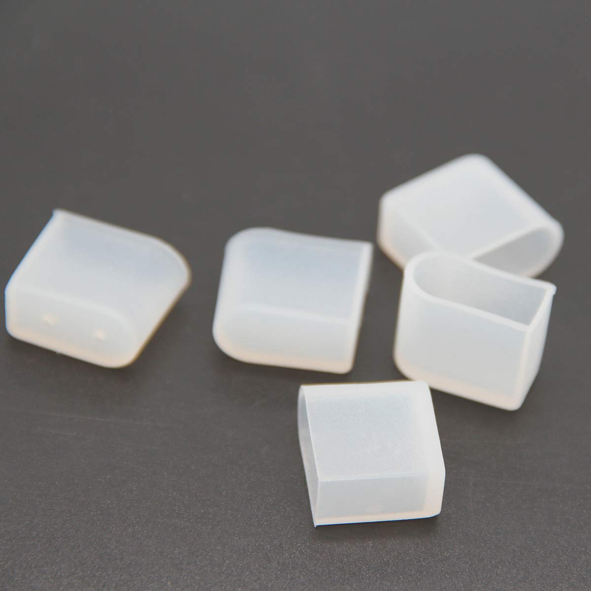 99 Lighting 60pcs /lot for 8mm Neon Flex Light 8x16mm Silicone LED Neon Flex End Cap Cover (for 8x16mm with Holes)