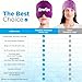 Migraine Relief Cap Headache Cap, KCWSPC Soothing Cooling Gel Head Wrap for Tension, Stress & Hangover, Ultimate Comfort, All-in-One Head Wrap for Fast & Effective Relief Purple