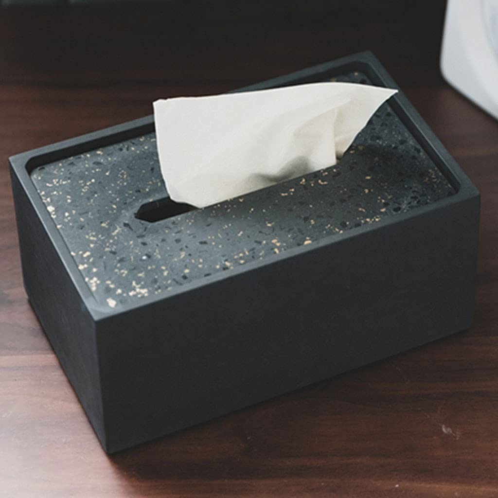 Pudełka na chusteczki, pojemnik na pudełko do przechowywania, serwetnik stołowy, lastryko Nowoczesna minimalistyczna kreatywna restauracja pudełko na serwetki Home Living Room Decoration Storage (kolo