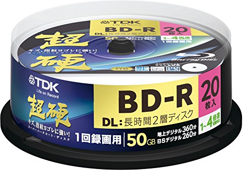 Preisvergleich Produktbild 20 TDK BD-R DL 50GB Blu-ray Rohlinge Printable Discs