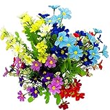 🌸 Decoración perfecta para muchas ocasiones: margaritas artificiales decoracion ideal para escenarios, salones, dormitorios, oficinas, hoteles, comedores, tiendas, clubes privados y cualquier otro lugar que desee decorar. Flor margarita también ideal para usar en bodas, cumpleaños, días de San Valentín, aniversarios, cementerios, etc.