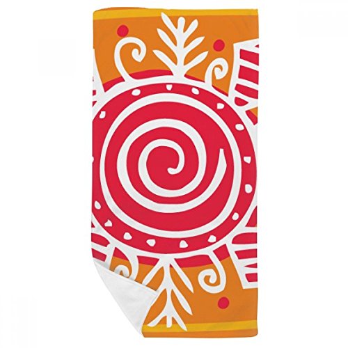 Serviette de bain Vortex Mexique en coton doux 35x70cm multicolore - 2