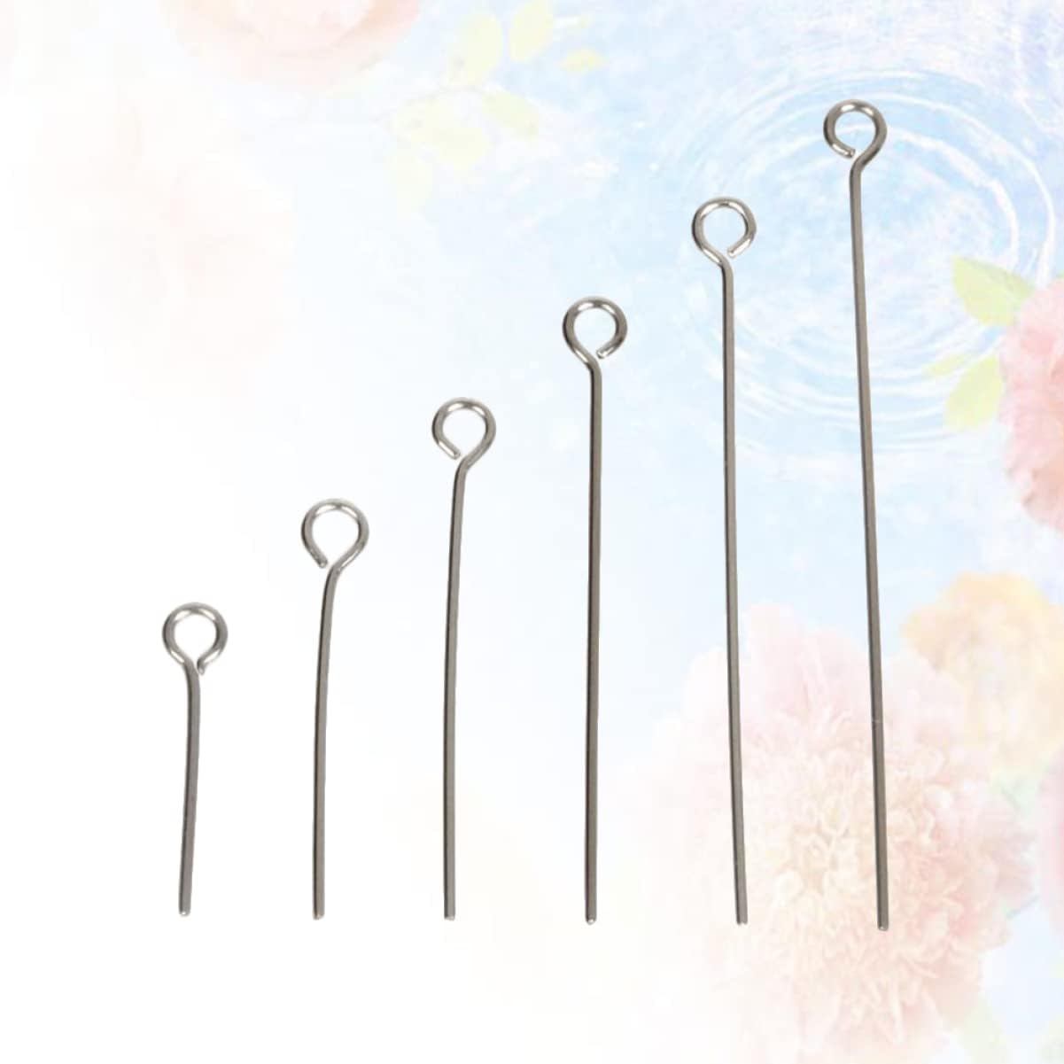 1200pcs Sterling Tapestry Needle Beads for Jewelry Making Jewelry Finding DIY Supplies Open Eye Findings