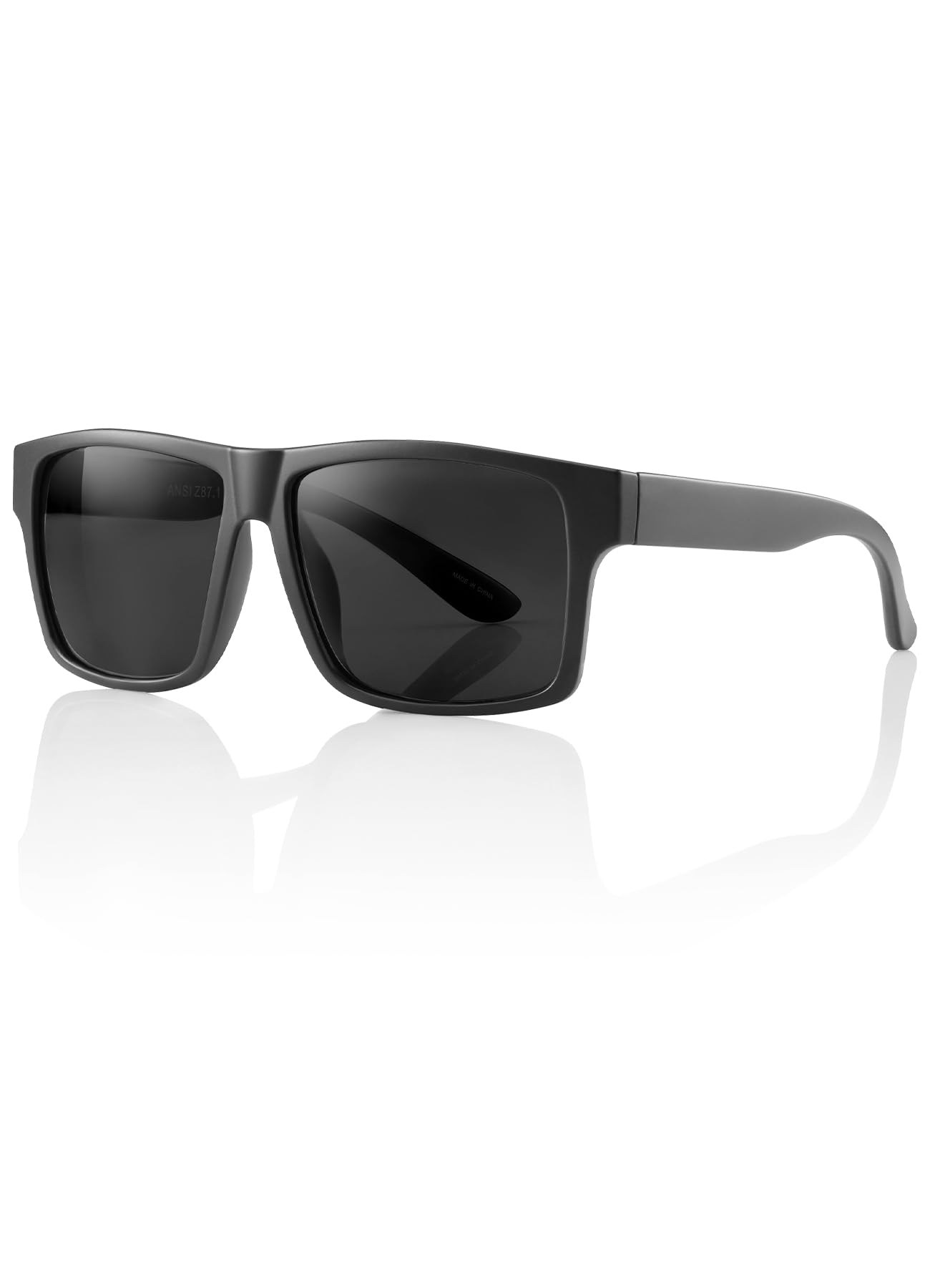 Z87 Sicherheits-Sonnenbrille für Herren und Damen, UV-400-Schutz, abnehmbare Seitenschilder, Angeln, Fahren, Arbeiten