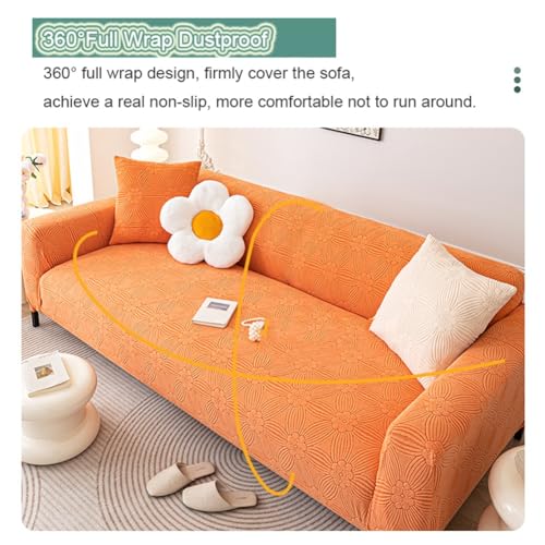 Housse de canapé extensible gris clair en velours épais 1 à 5 places