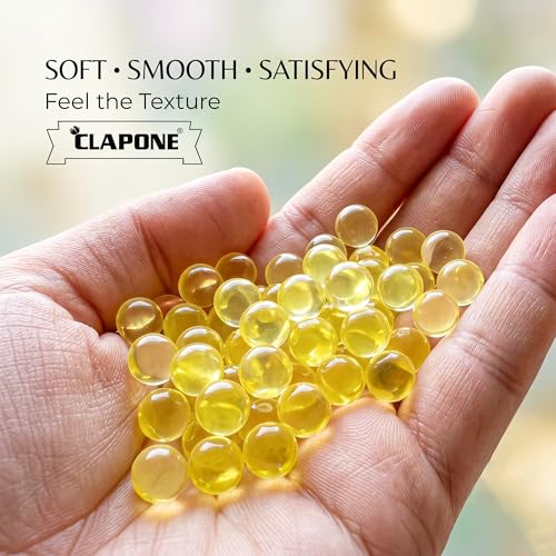 Image of Gel Balls 7-8mm Water Bullets for Blaster Gun, High Absorbent Water Beads Ammo, Non-Toxic Gel Blaster Refill Balls for Shooting Practice, Decoration & Play (Yellow, 50000)