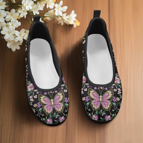 Image of Walking Shoes Women Breathe Mesh Slip On Sneakers Women Comfortable Lightweight