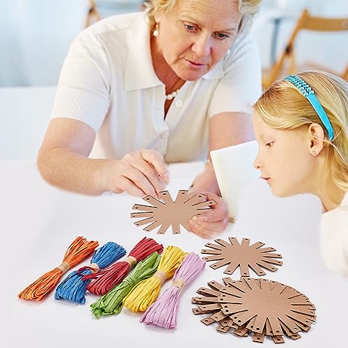 Kits de cuencos tejidos FREEBLOSS con instrucciones paso a paso 5