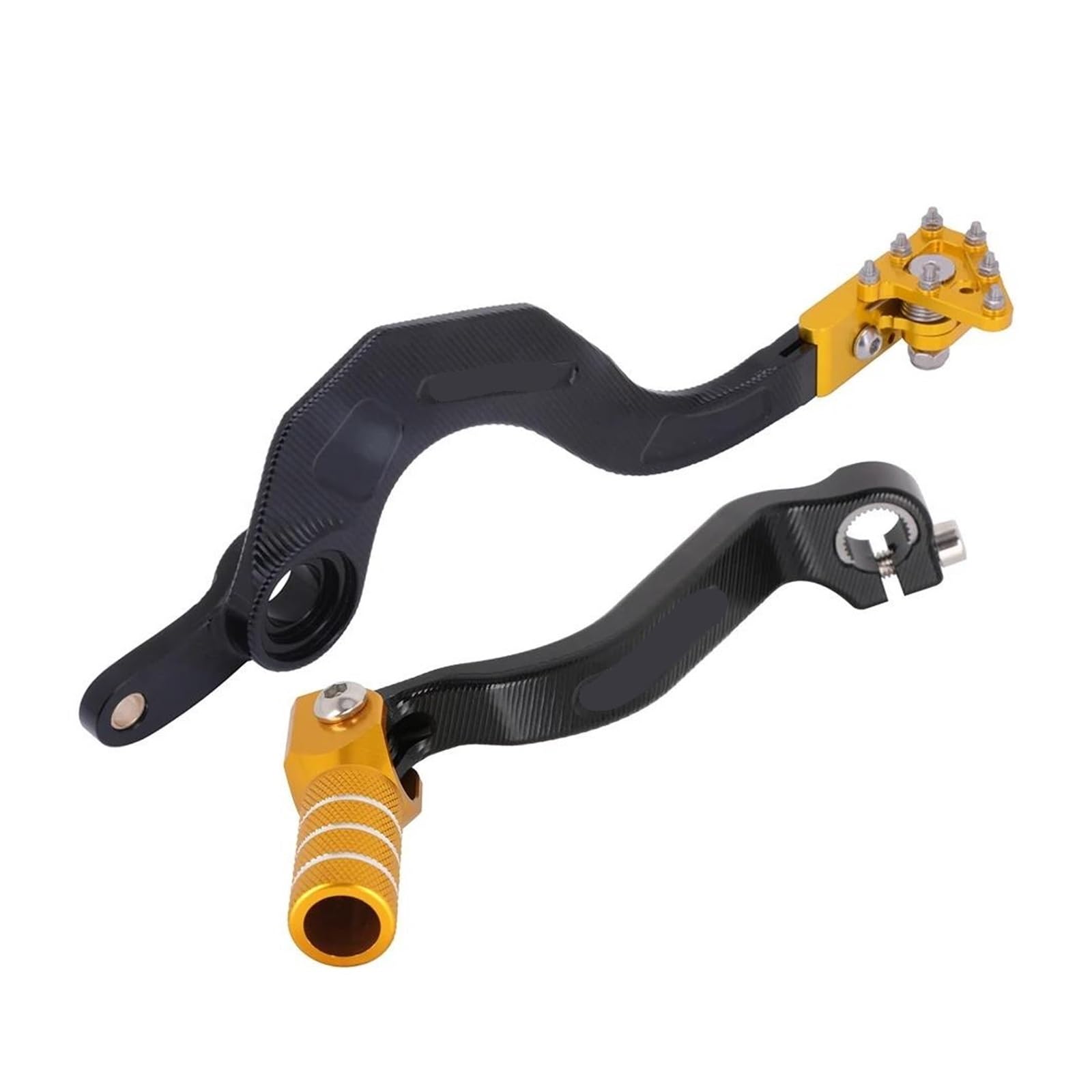 Zaffyy Set Motorcycle Cnc Shifter Shift Rear Foot Brake Pedal Lever For Su&Zuki Rmz450 Rmz 450 2008-2018 Rmx450z Rmx 450Z 2010 2011 2017(Set)