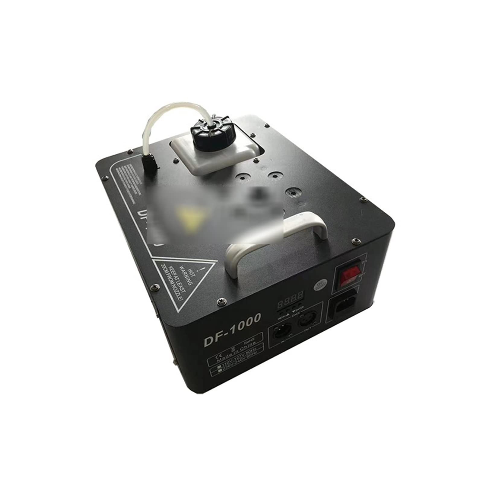 Maquina de Humo, Máquina de niebla Halloween humo etapa 6pcs LED Top Steam Capp Hood for el efecto la boda y escenario