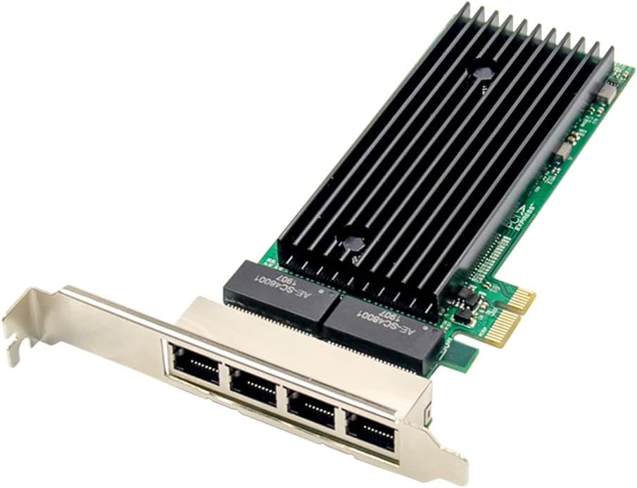 PCI-E4ポートRJ45サーバー 1X PCIe X1 82576チップ10/100 / 1000Mbps
