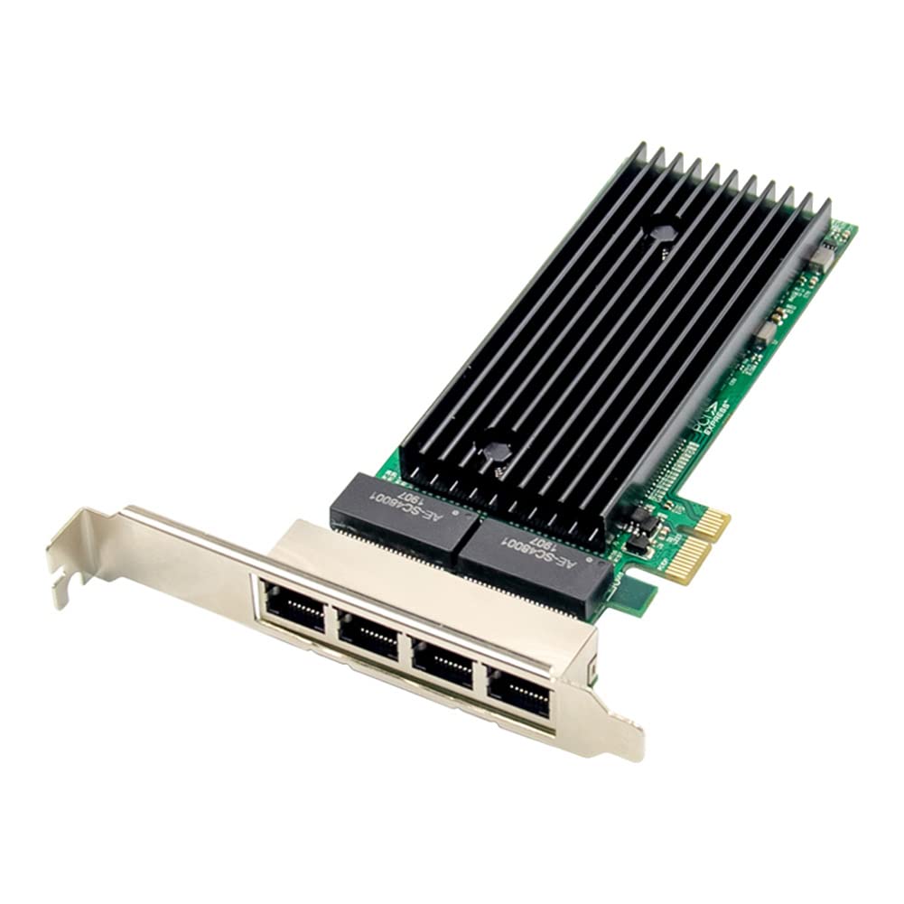 Scheda di rete Gigabit Quad Port 1X PCIe X1 82576 RJ45 Server
