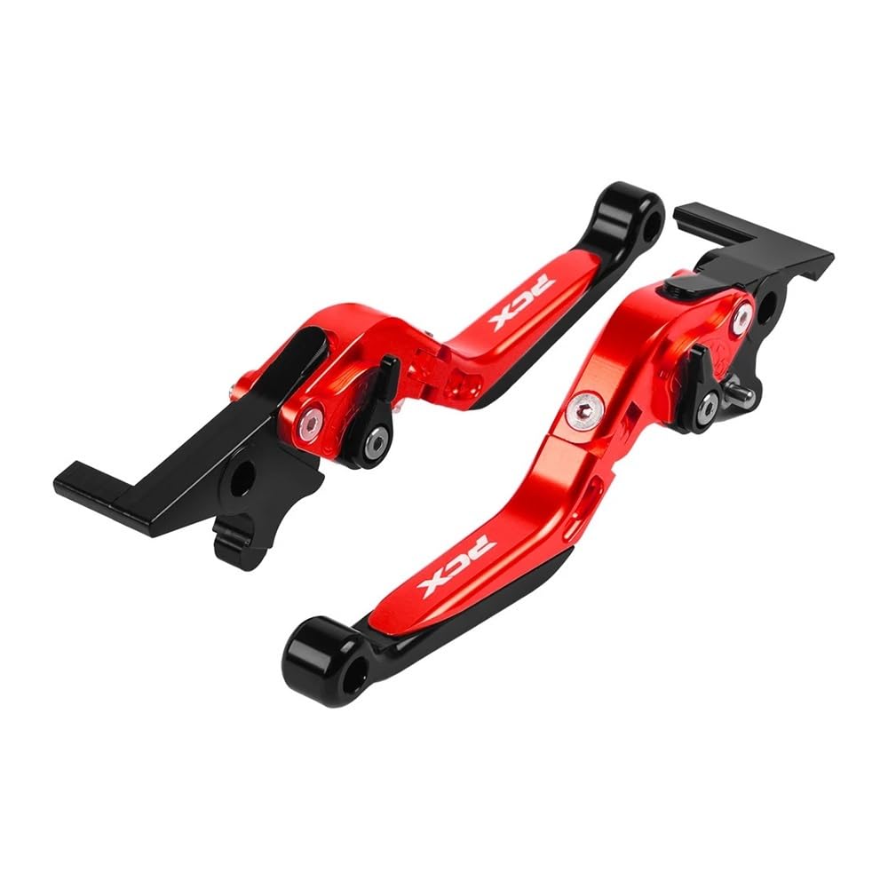 Vhhdsshso Red Motorcycle Clutch Brake Lever Motorcycle Foldable Brake Clutch Levers Adjustable Control Grip Bar Accessories For Ho&Nda Pcx125 Pcx150 Pcx160