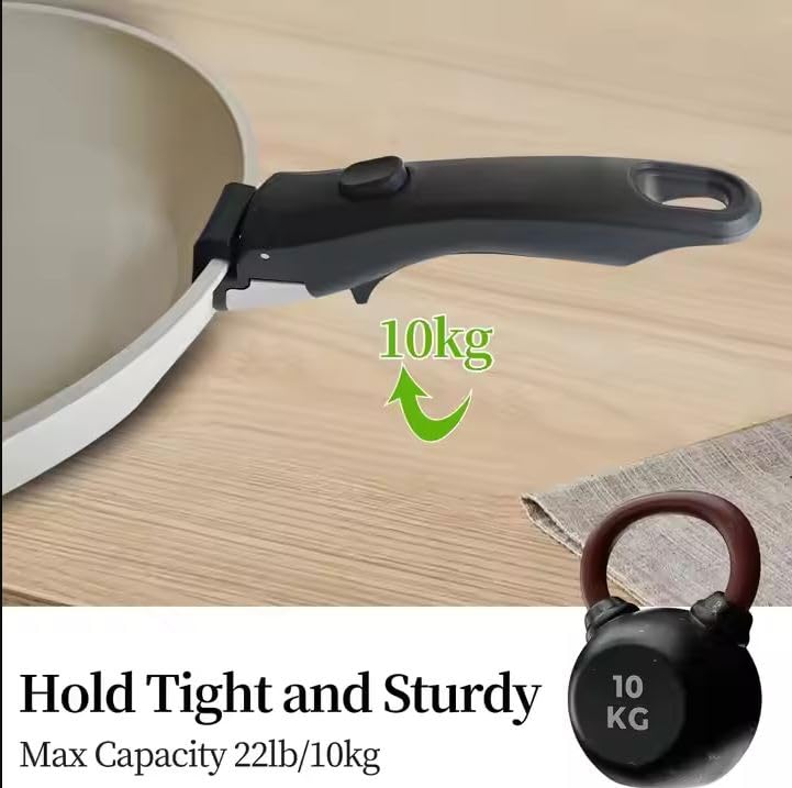 Image of Seadra Detachable Handle Separate Handle Wok Anti-Scald Pot Clip Universal Bakelite Movable